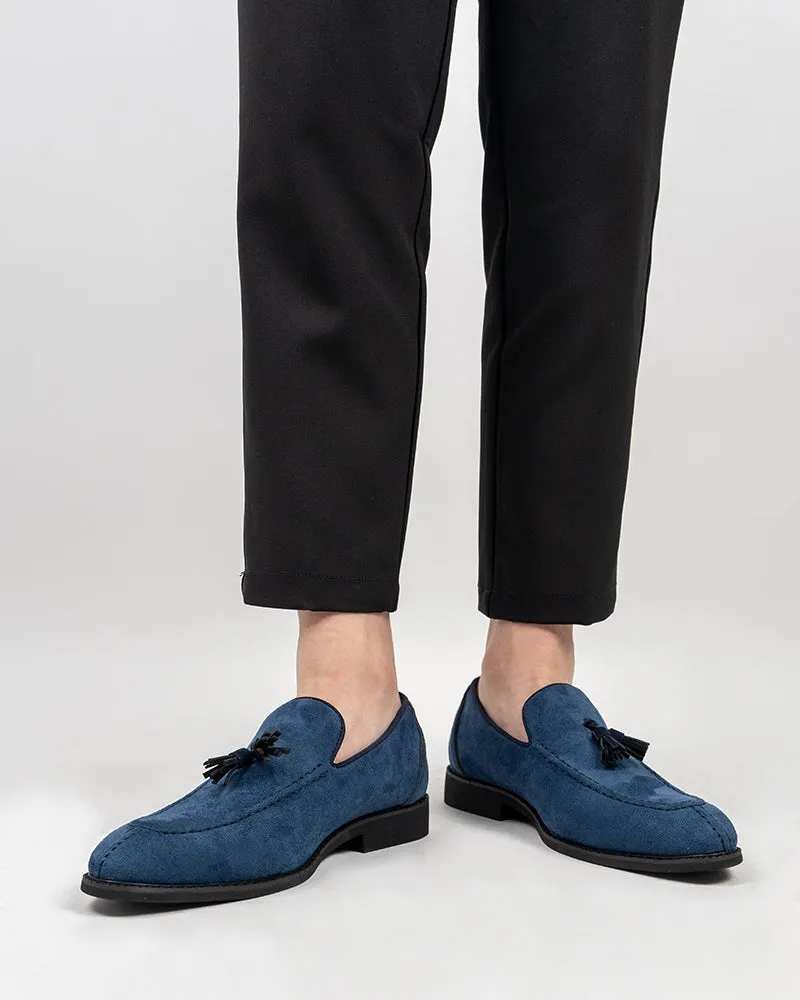 Men's Suede Tassels Slip-on Vintage Penny Casual Loafers