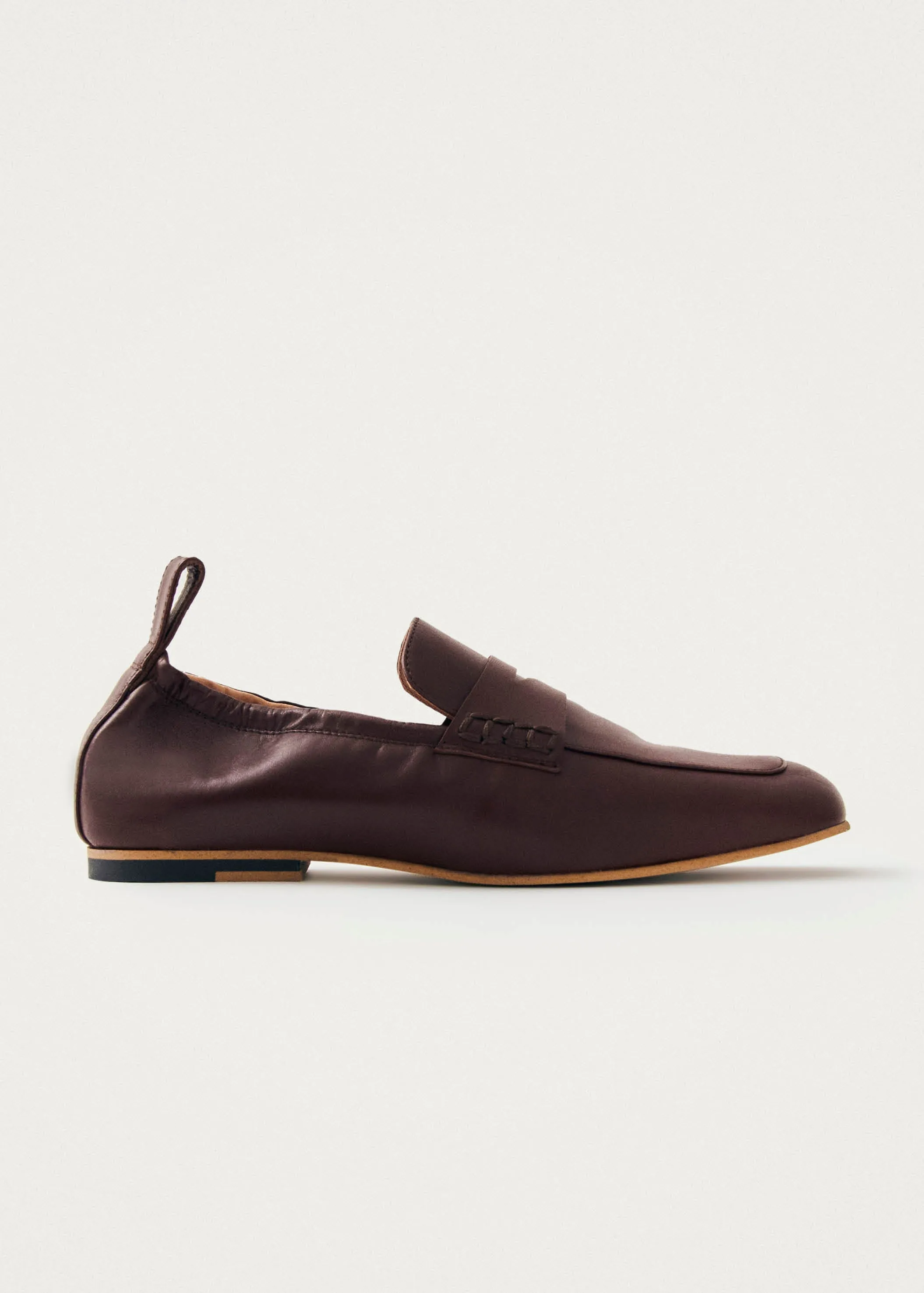 Milada Brown Leather Loafers