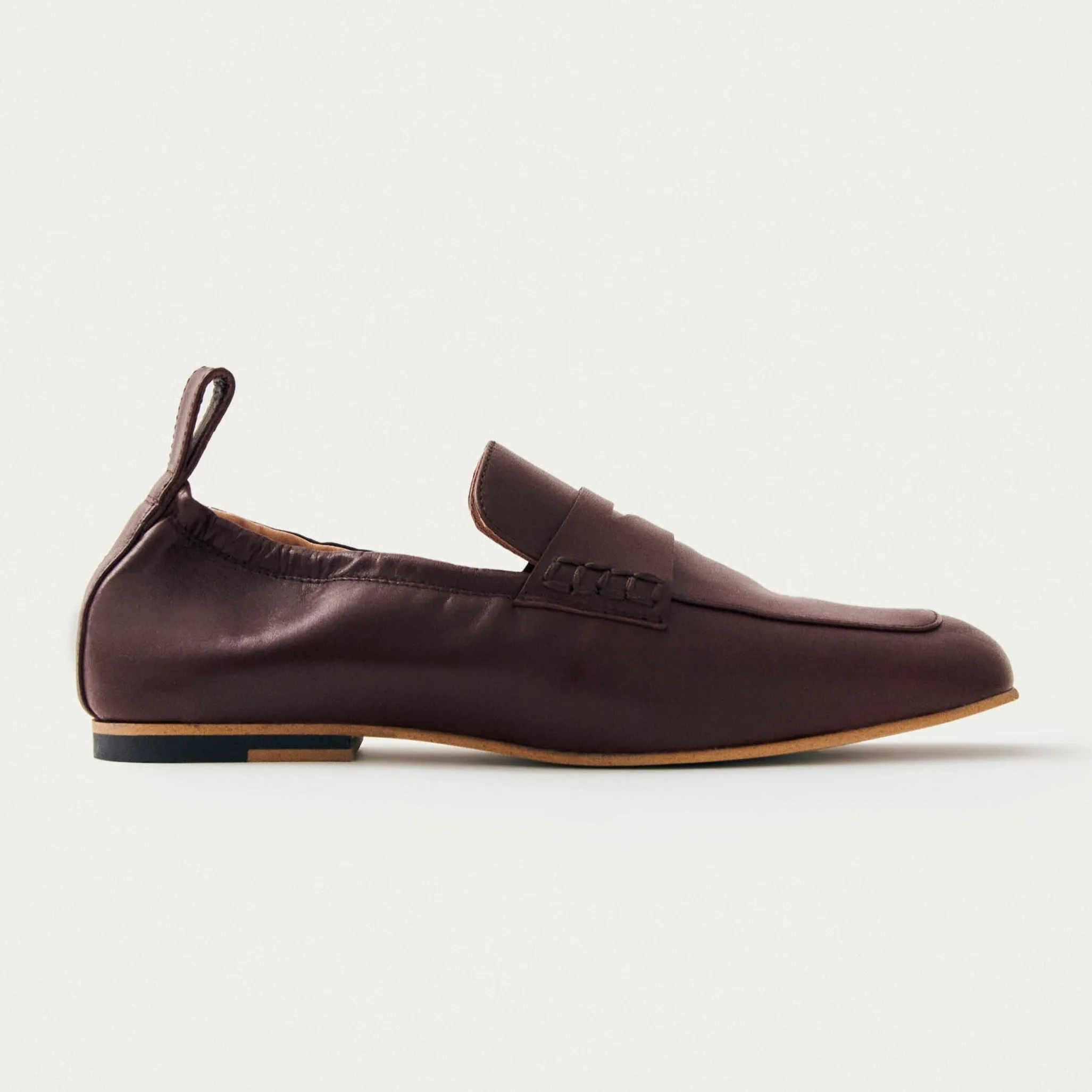 Milada Brown Leather Loafers