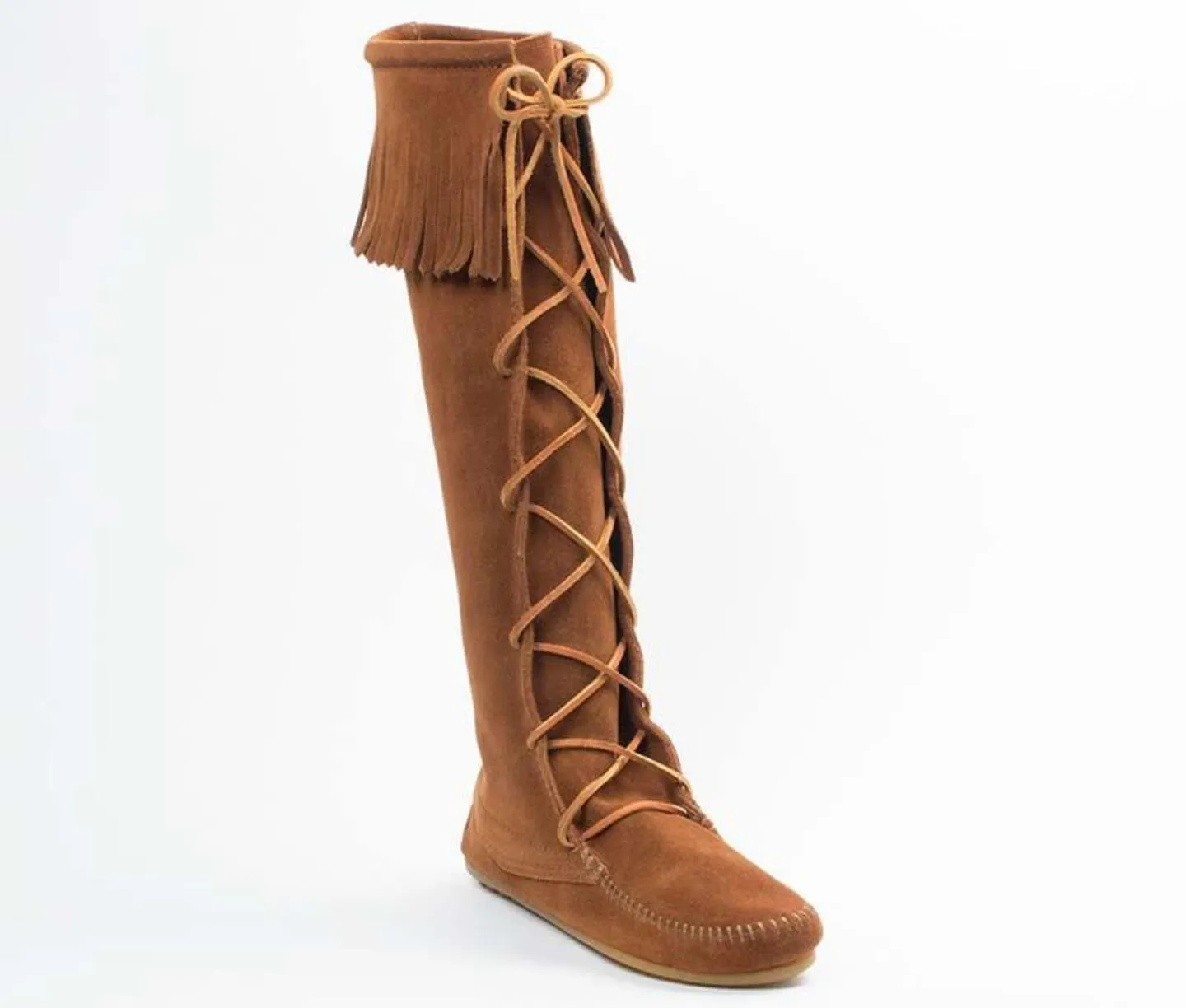 Minnetonka Women's Front Lace Knee High Boot