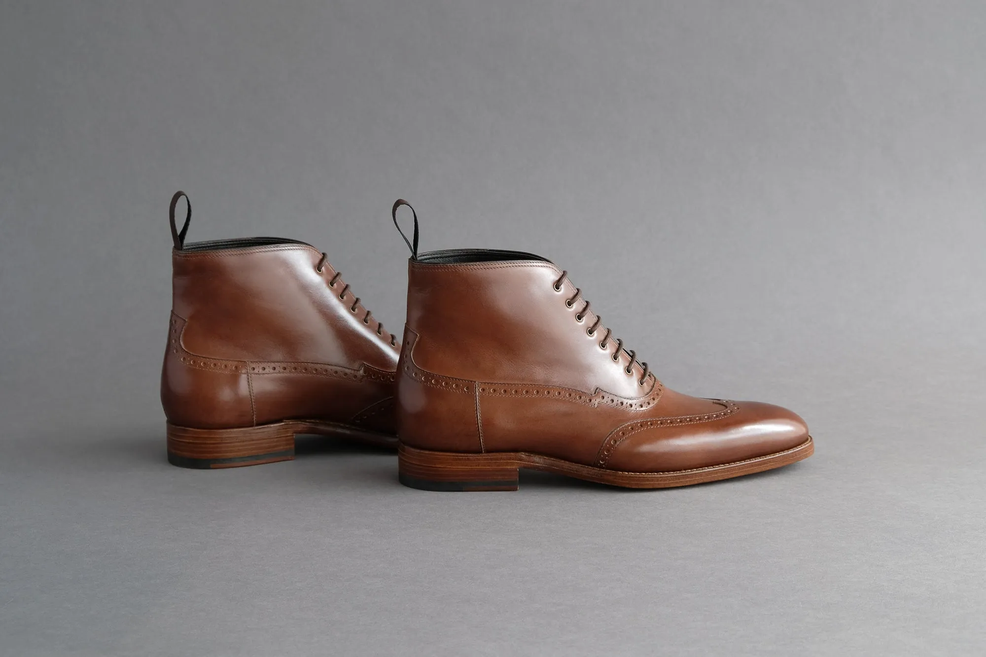 OneSevenOne.Balmoral IV Brown Balmoral Boots from Bavarian Calf