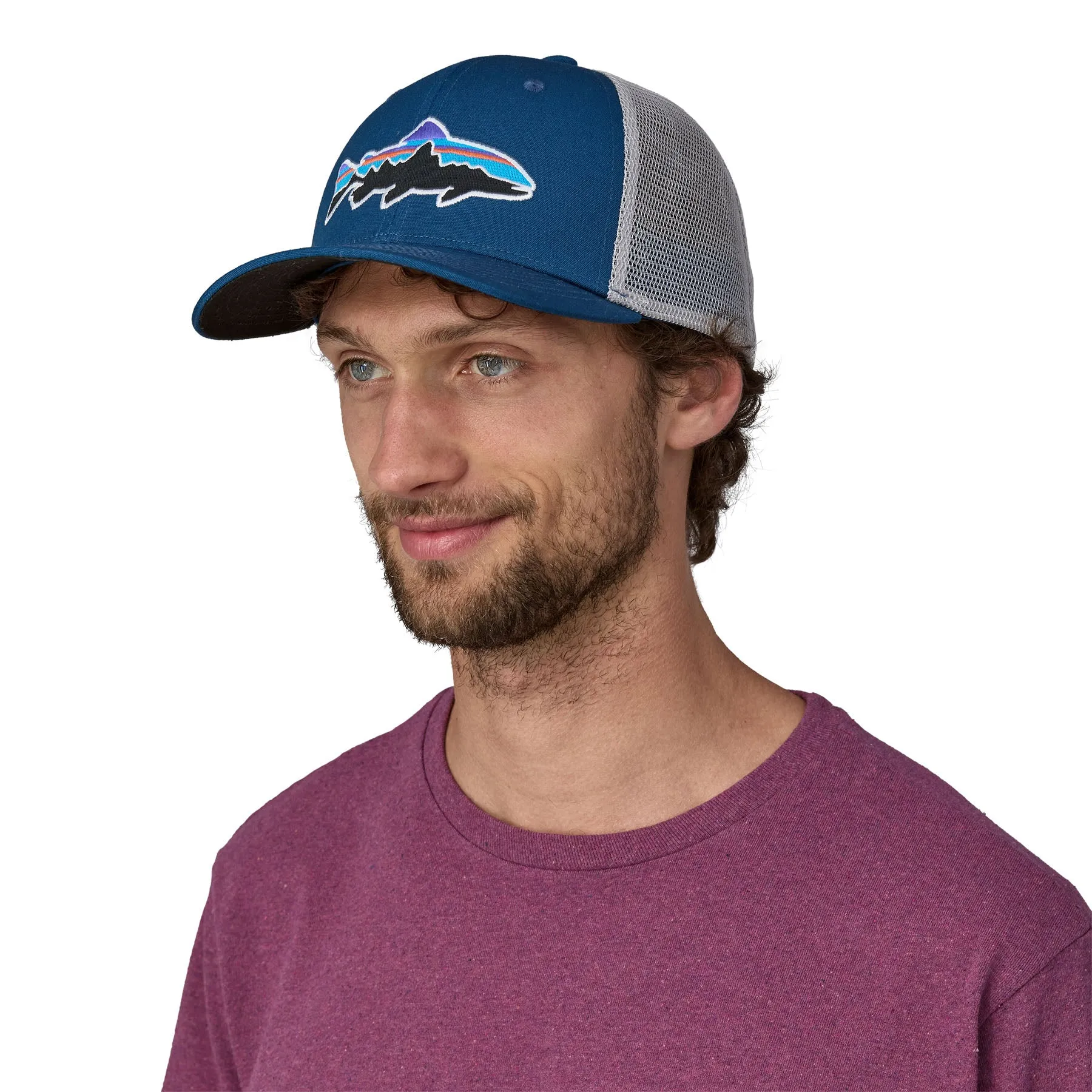 Patagonia Fitz Roy Trout Trucker Hat Lagom Blue