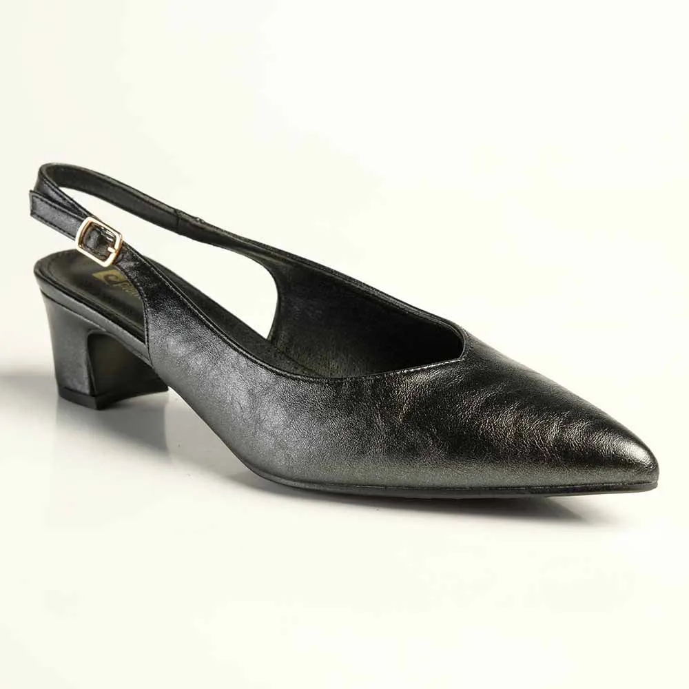 Pierre Cardin Filipa Slingback Heels - Black