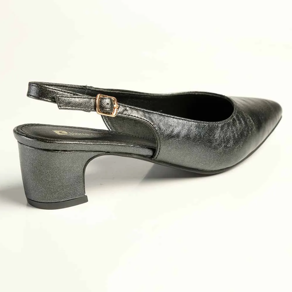 Pierre Cardin Filipa Slingback Heels - Black