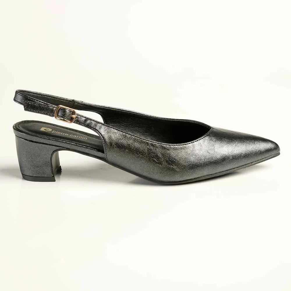 Pierre Cardin Filipa Slingback Heels - Black