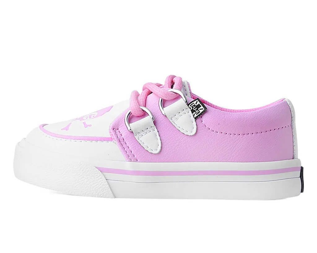 Pink & White TUKskin™ Pirate Creeper Toddler Sneaker