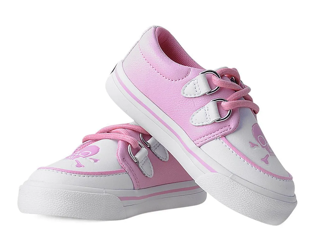 Pink & White TUKskin™ Pirate Creeper Toddler Sneaker