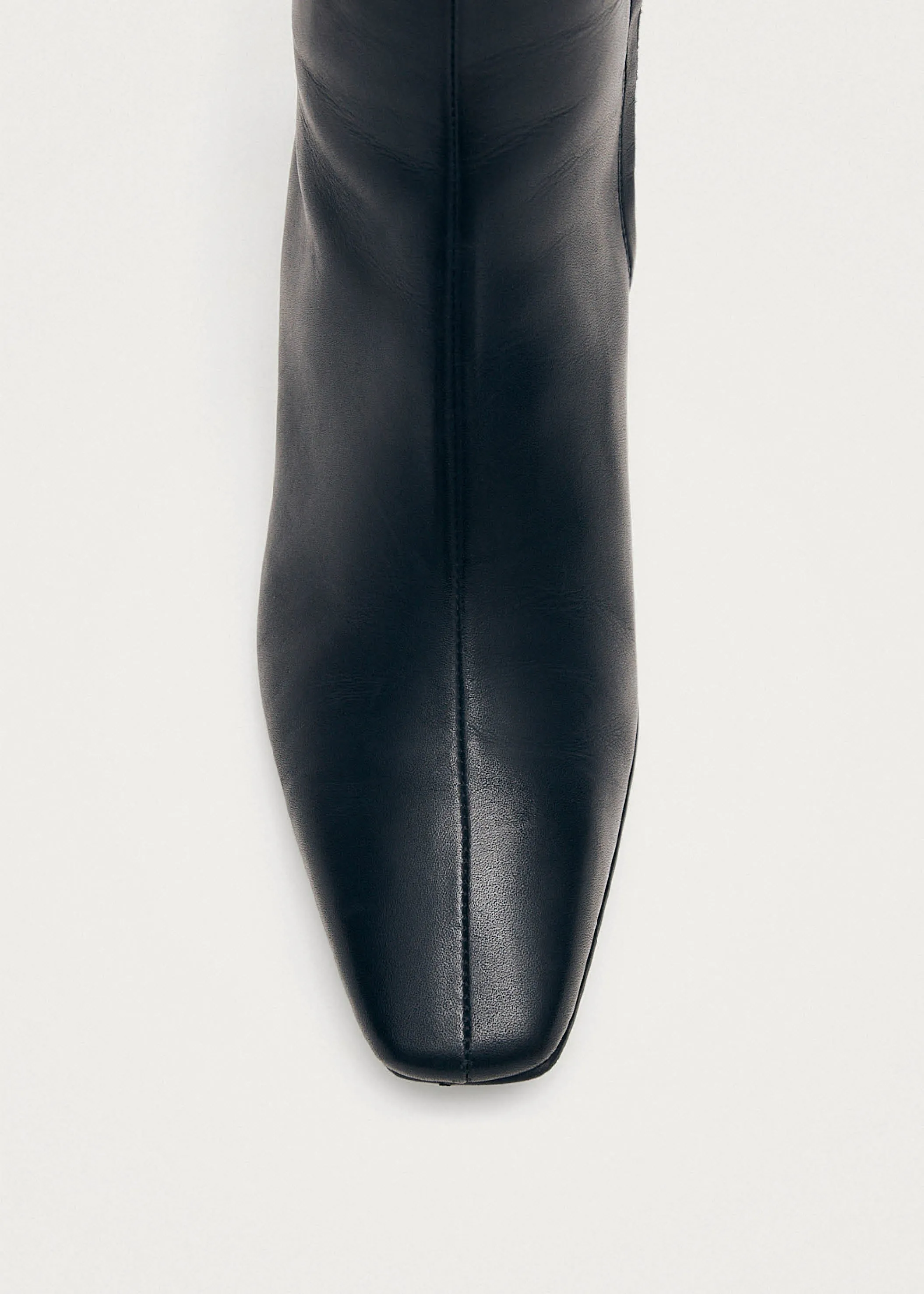 Rory Black Leather Boots