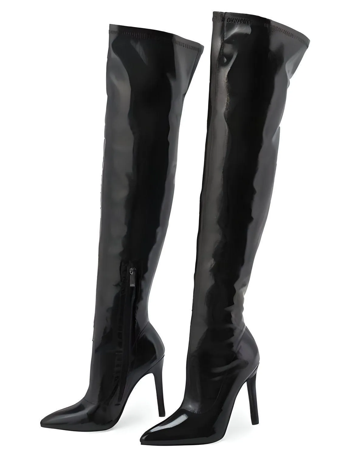 Sexy Stiletto High Heels Women's Over-The-Knee Boots Pointed Toe Ladies Sexy Thigh High Boots