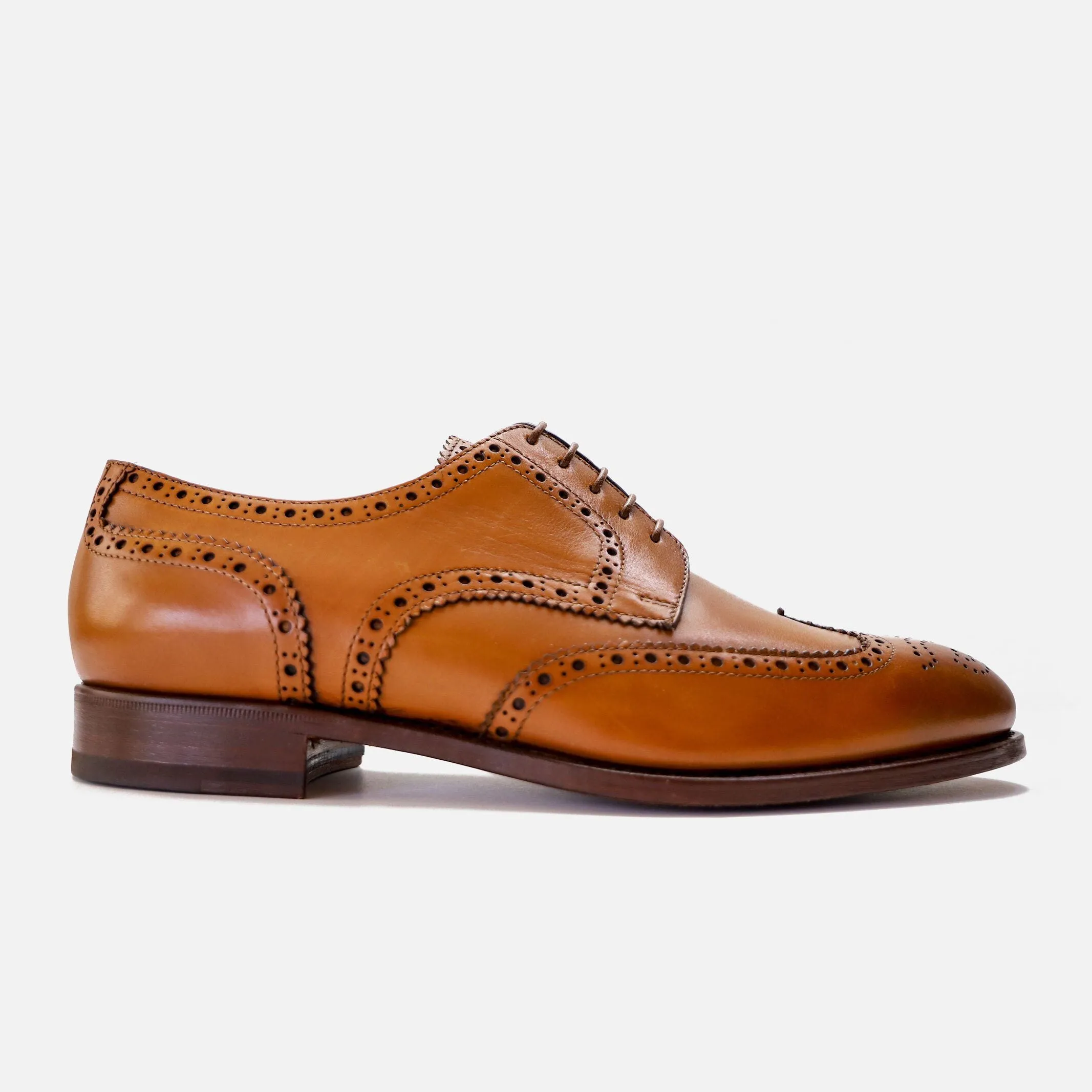 Tangier Dark Cognac Balfort Leather Wingtip