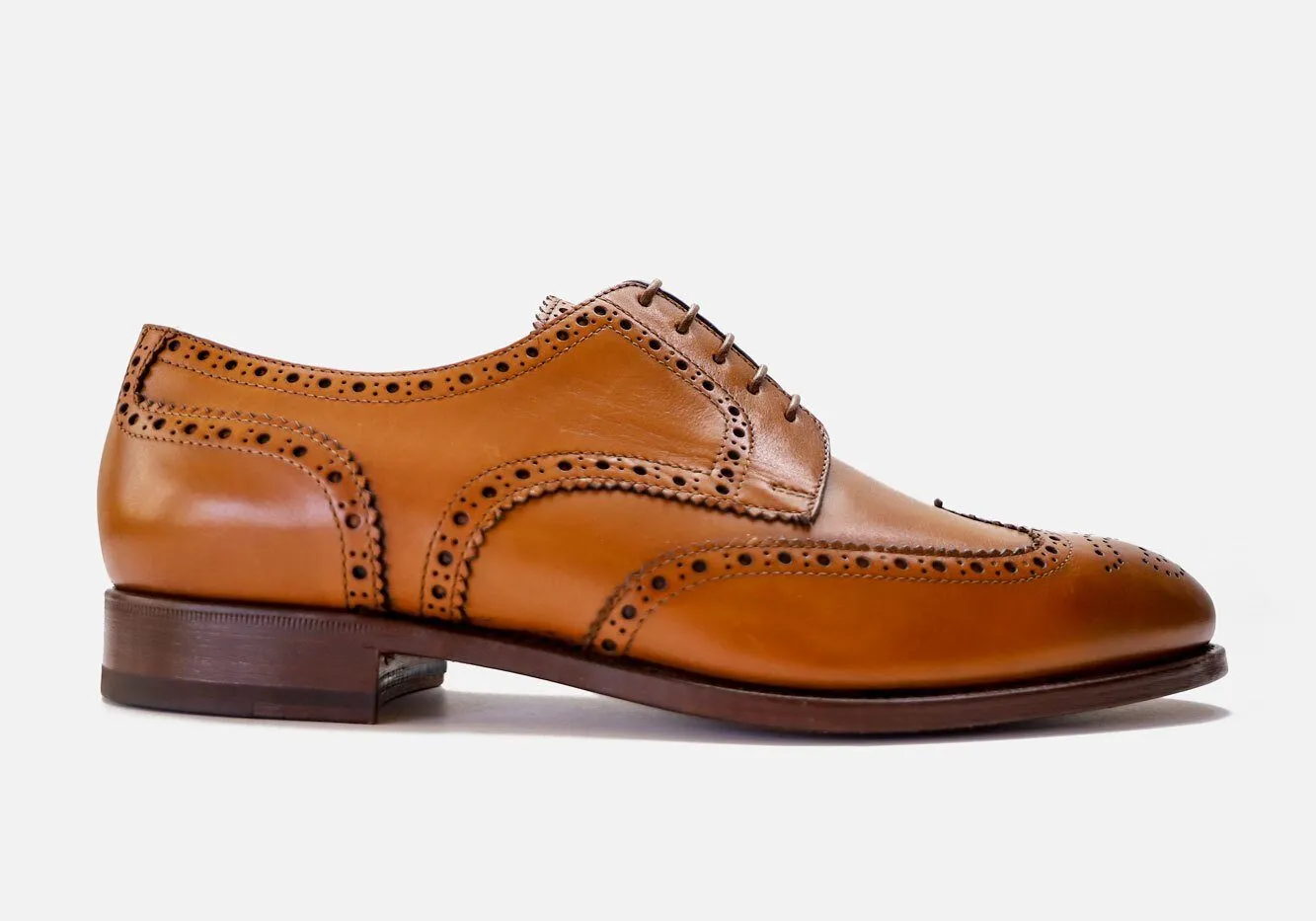 Tangier Dark Cognac Balfort Leather Wingtip