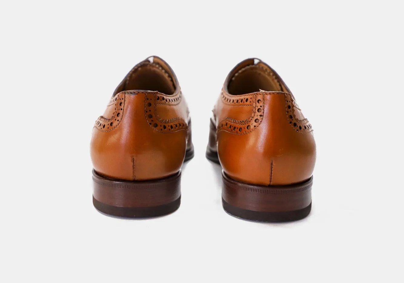 Tangier Dark Cognac Balfort Leather Wingtip