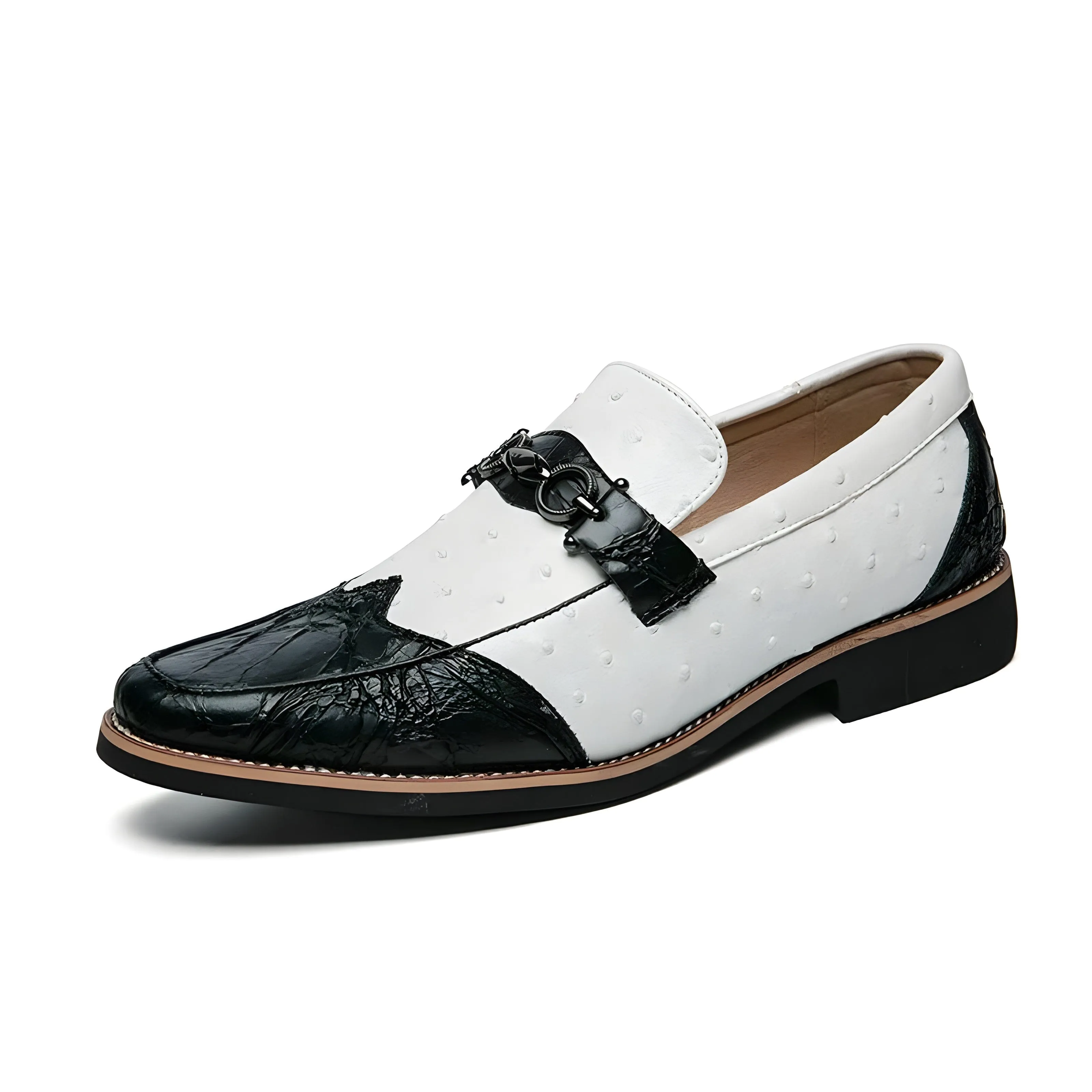 The Beau Two-Toned Penny Loafers - Multiple Colors